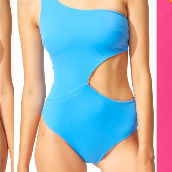 NWT SOLID & STRIPED Reversible Claudia One Piece - Picture 6 of 8